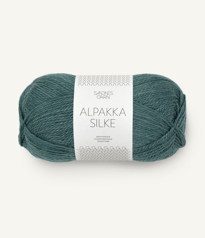 Alpakka Silke 7572 Silver Pine
